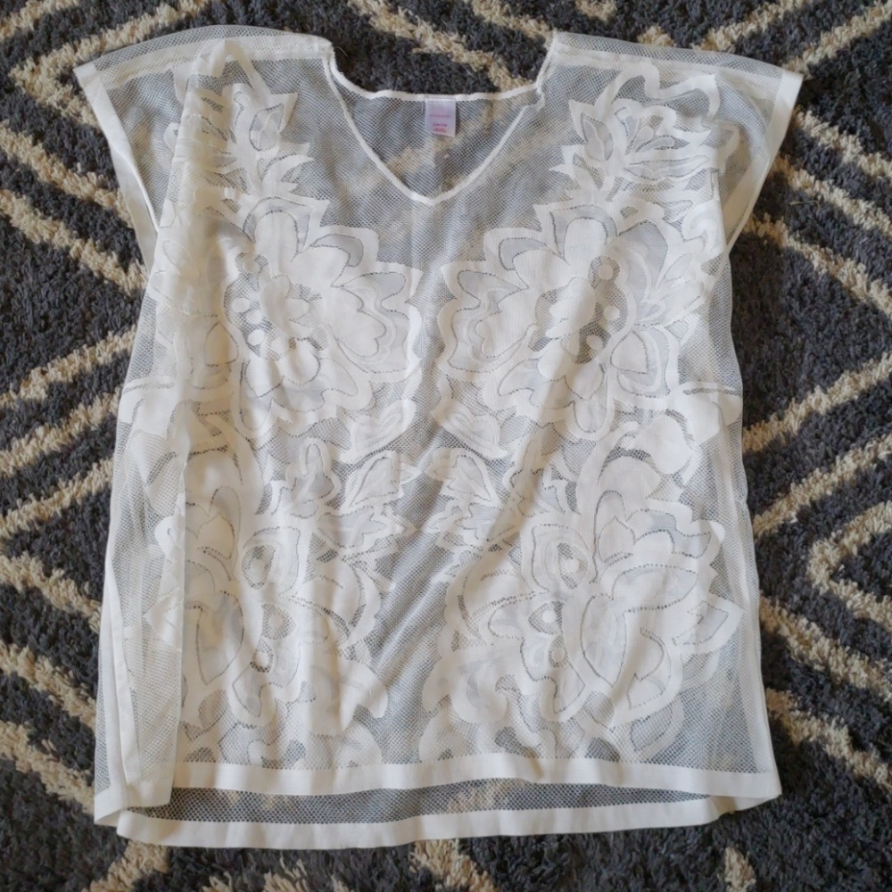 Cream Swimsuit Cover-up